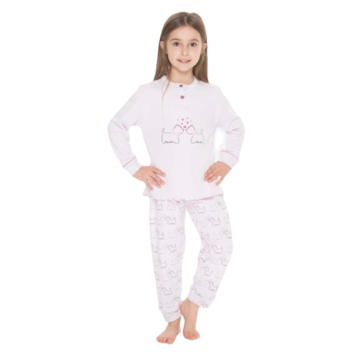PIGIAMA BIMBA A SERAFINO IN CALDO COTONE GARY Q30008  - CIAM Centro Ingrosso Abbigliamento